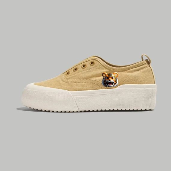 Chic Tiger - Accent Platform Slip - Ons