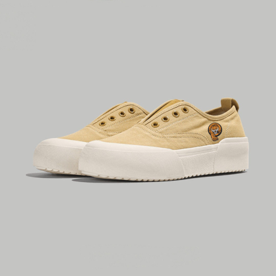 Tiger - Motif Platform Slip - On Sneakers
